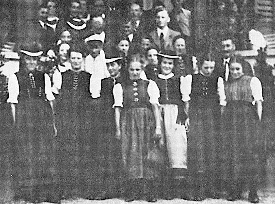 Kirchenchor-Ausflug 1938